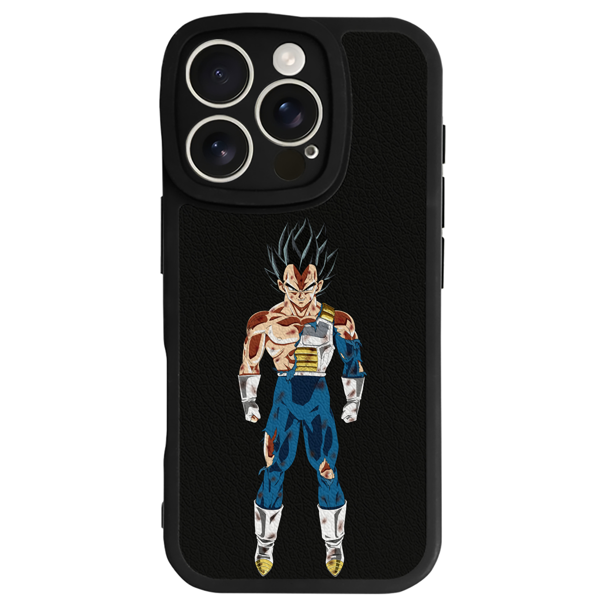 （画像用） ドラゴンボール ベジータ四世（Bejīta Yonsei）DRAGON BALL Vegeta IV 【iPhone 16シリーズ対応】シリコンスマホケース（レザー調） 材質：シリコン